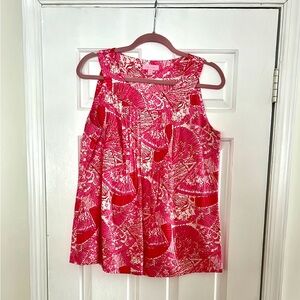Lilly Pulitzer Silk Pink Top